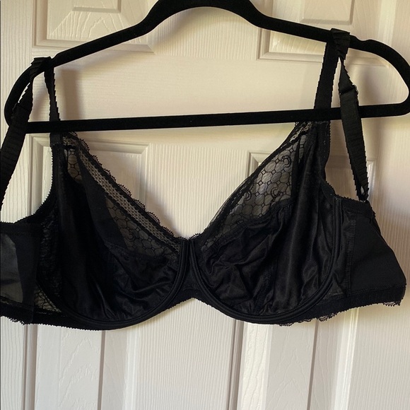 Chantelle Black Lace Underwire Bra 38DDDD - Picture 7 of 7